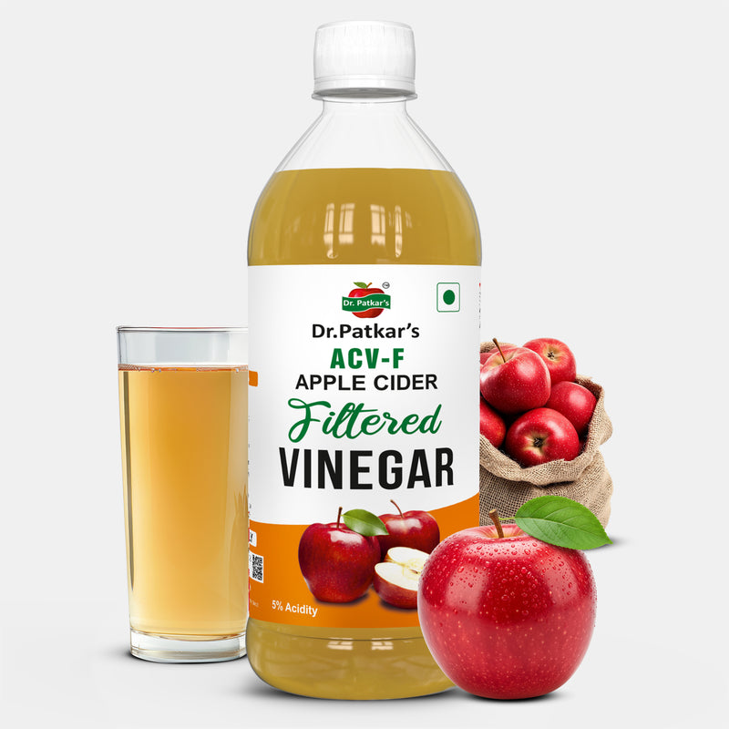 Dr. Patkar’s Apple Cider Filtered Vinegar bottle