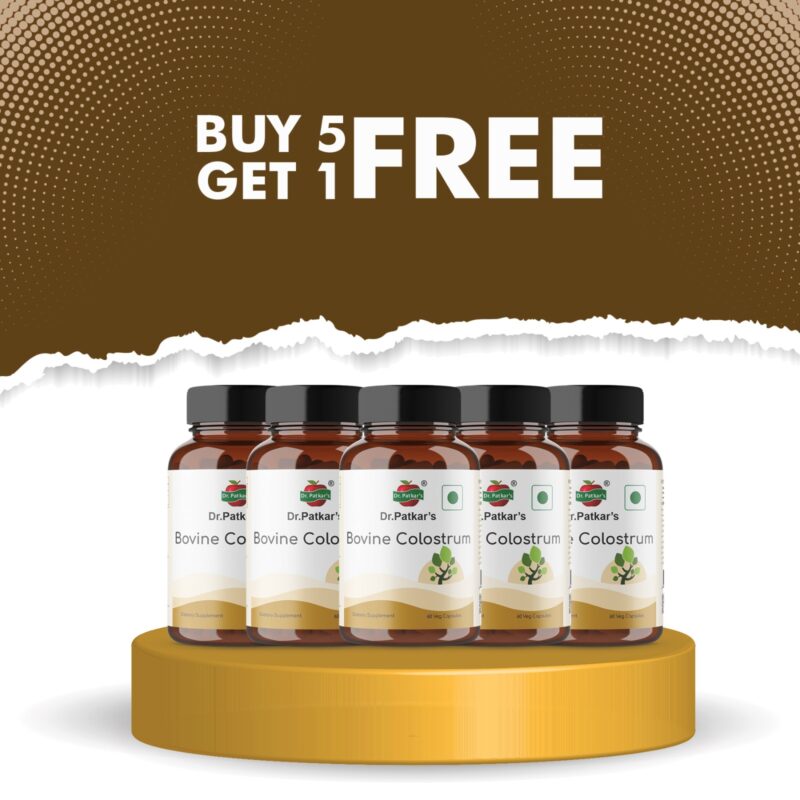 Bovine Colostrum 60 Veg Capsule ( Buy 5 & Get 1 Free )