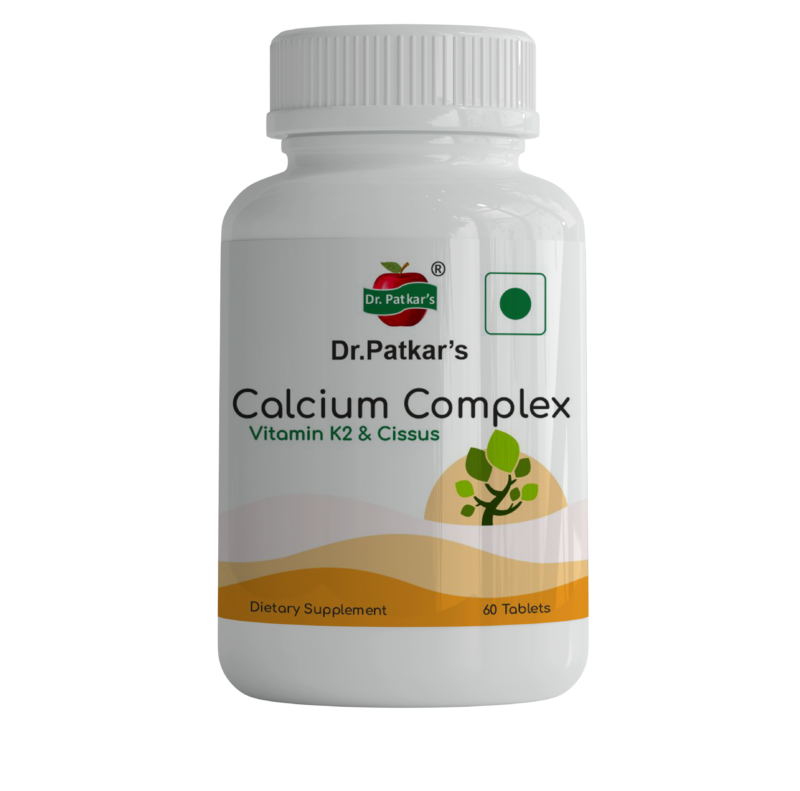 Dr. Patkar’s Calcium Complex with Vitamin K2 and Cissus (60 Tablets)