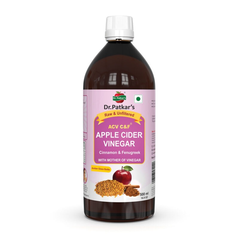 Dr. Patkar's Apple Cider Vinegar with Cinnamon & Fenugreek (ACV C&F)