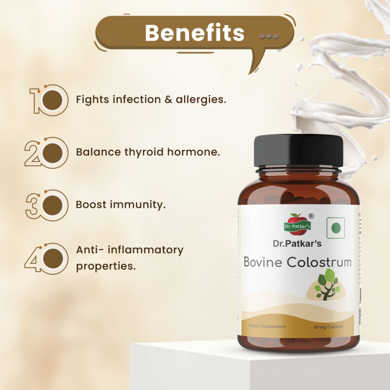 Dr. Patkar’s Bovine Colostrum (60 Capsules) - Image 4