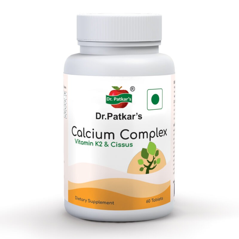 Dr. Patkar’s Calcium Complex with Vitamin K2 and Cissus (60 Tablets)