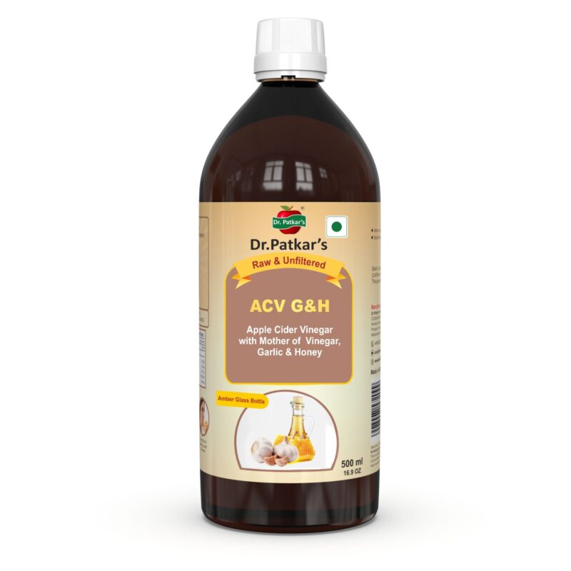 Dr. Patkar's Apple Cider Vinegar with Garlic & Honey 500ml (ACV G&H)