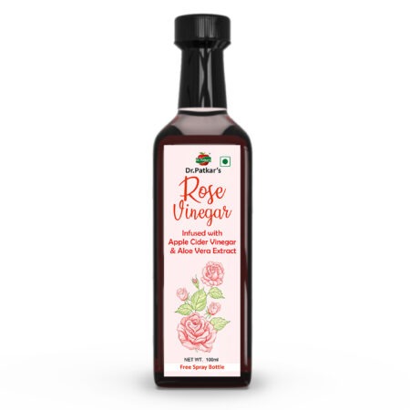 Dr. Patkar’s Rose Vinegar Infused With ACV and Aloevera Extract - 100 ML