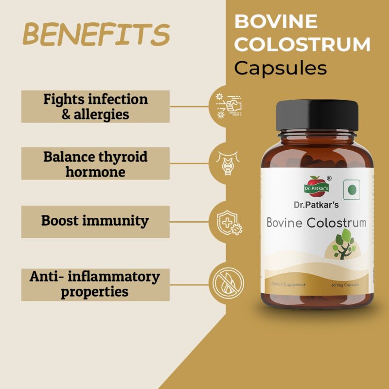 Bovine Colostrum 60 Veg Capsule ( Buy 5 & Get 1 Free ) - Image 4