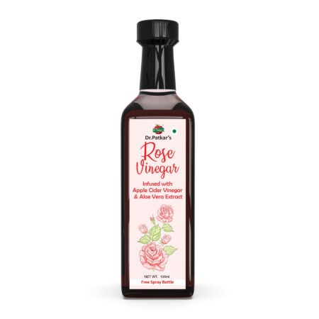 Dr. Patkar’s Rose Vinegar Infused With ACV and Aloevera Extract - 100 ML