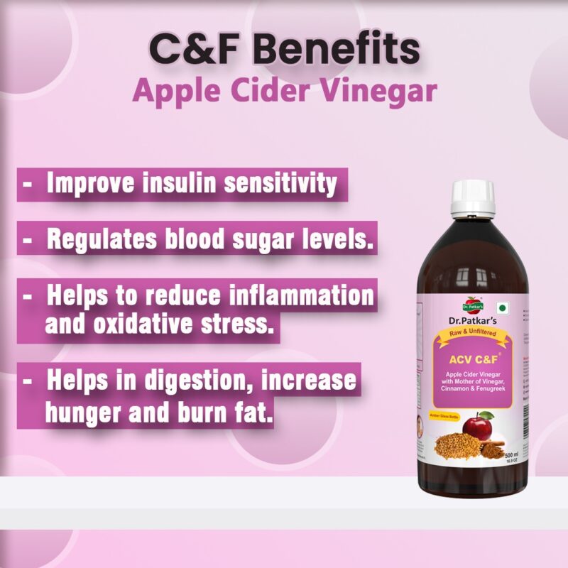 Apple cider vinegar with cinnamon & fenugreek (Buy 5 Get 1 Free) - Image 3