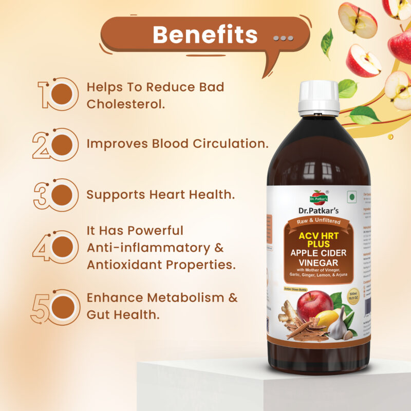 Dr Patkar's  ACV HRT PLUS – 2X Heart Health Formula - Image 4